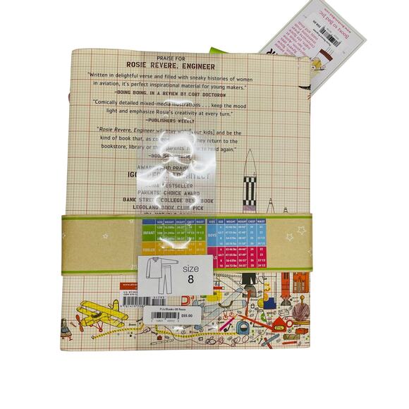 NWT Books to Bed Size 6X/7 Pajama & Book Set - Picture 3 of 3